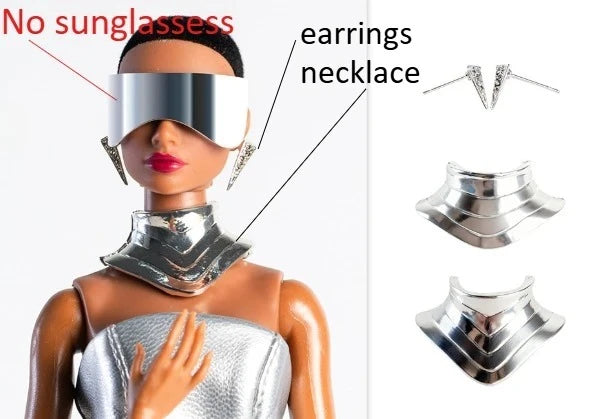 FR2 Fashion Royalty Doll Clothes & Accessories — Designed Styles Dress Set for NU Face Xianxian 1/6 Scale Dolls BBIKG677