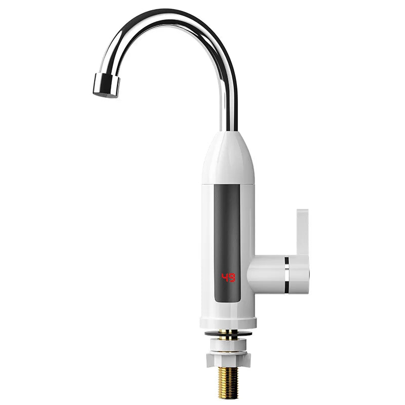 3000W 220V Electric Kitchen Water Heater Tap – Instant Hot & Cold Stainless Steel Faucet Heater