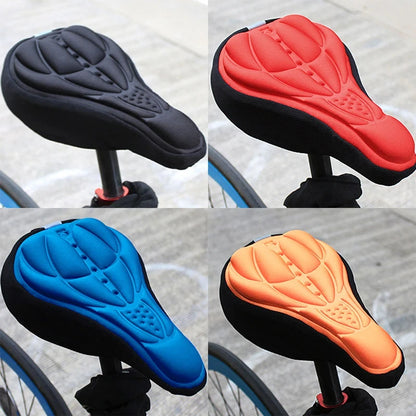 3D Soft Bike Saddle Seat Cover | Comfortable Foam Cushion for Cycling & Bike Accessories