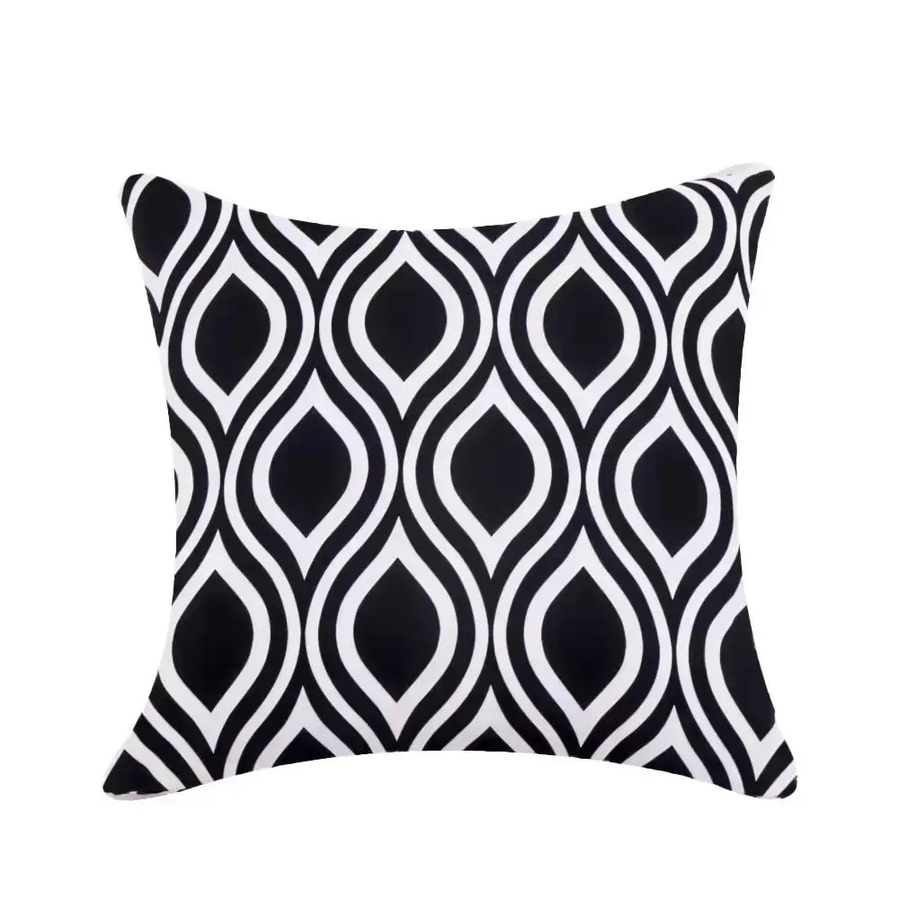 Waterproof Oxford Cloth Pillowcase - Splash Proof Outdoor Cushion Cover for Garden Lawn Terrace Furniture