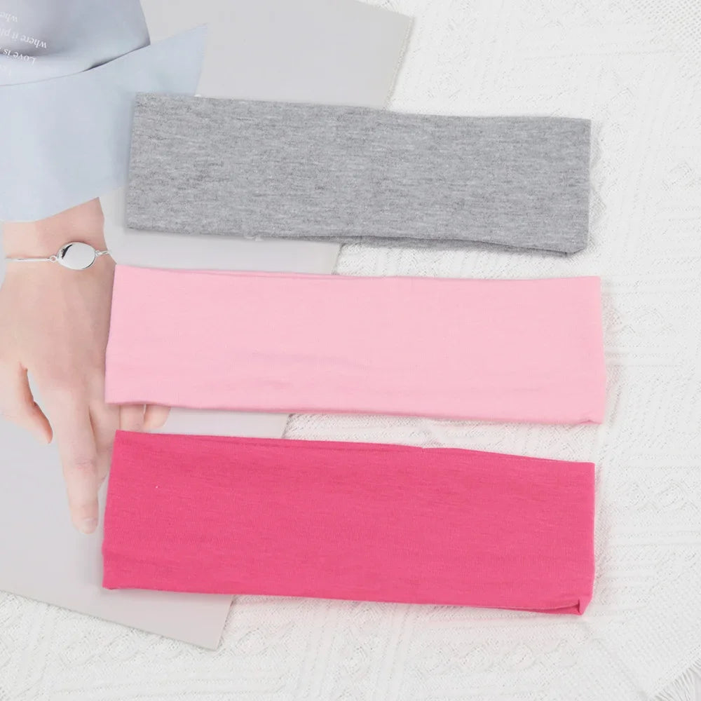 Fashion Elastic Sports Headbands – Women’s Stretch Hair Bands for Running, Yoga, Fitness & Makeup Hair Accessories