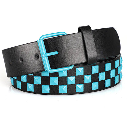 Unisex Rivet Belt - Punk HipHop Y2K Rock Style Streetwear Belt for Men and Women