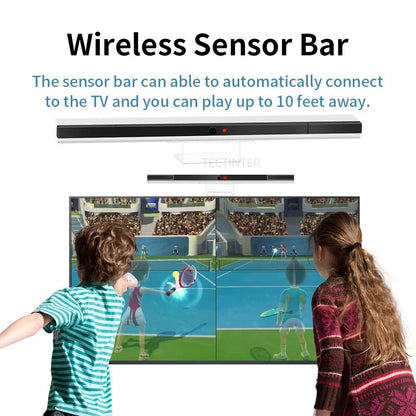 Wireless IR Sensor Receiver Bar for Wii – Infrared Signal Remote Holder with Bluetooth Compatibility