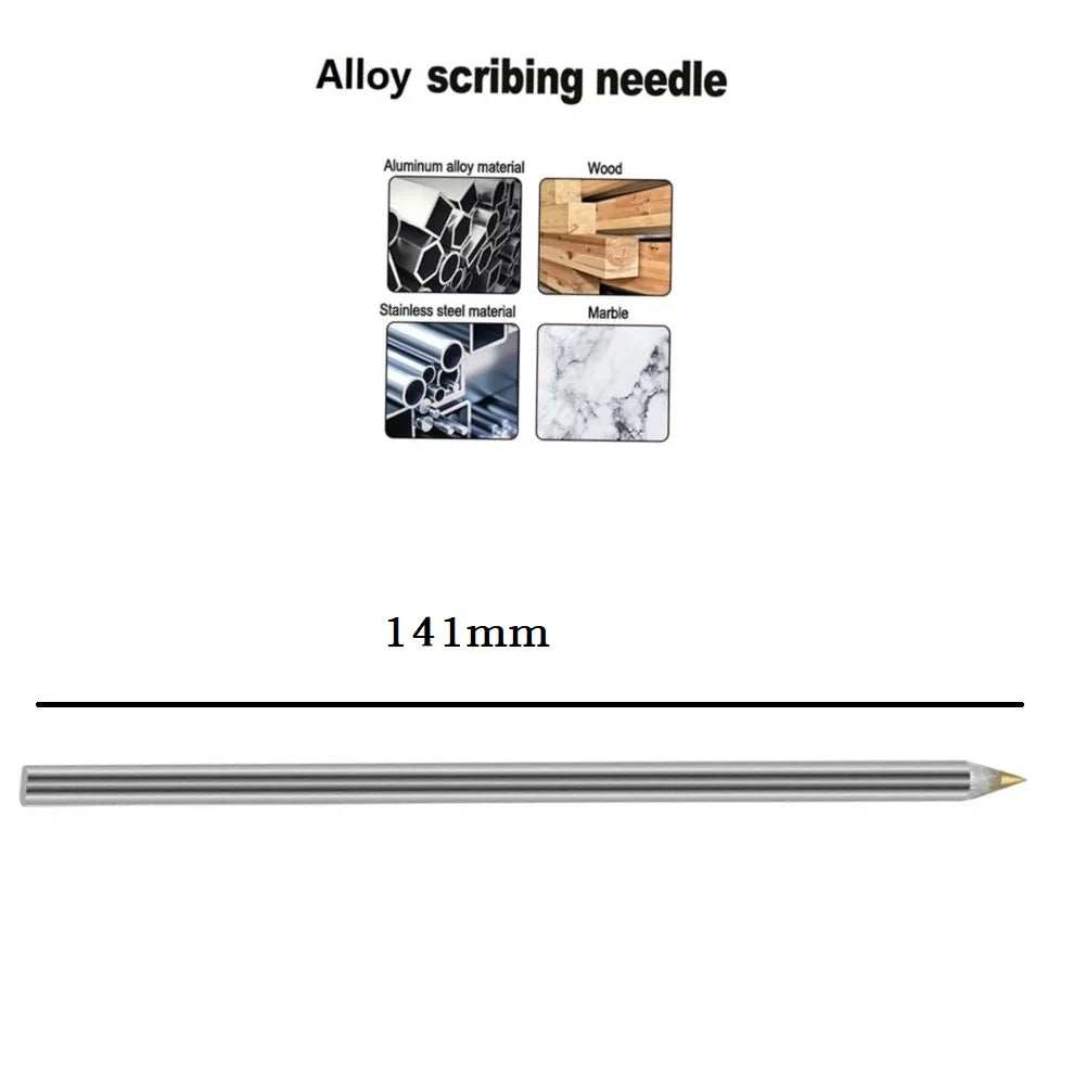 Alloy Scribe Pen: Carbide Scriber for Metal, Wood, Glass, and Tile Cutting - Precision Marker Pencil for Metalworking and Woodworking Hand Tools