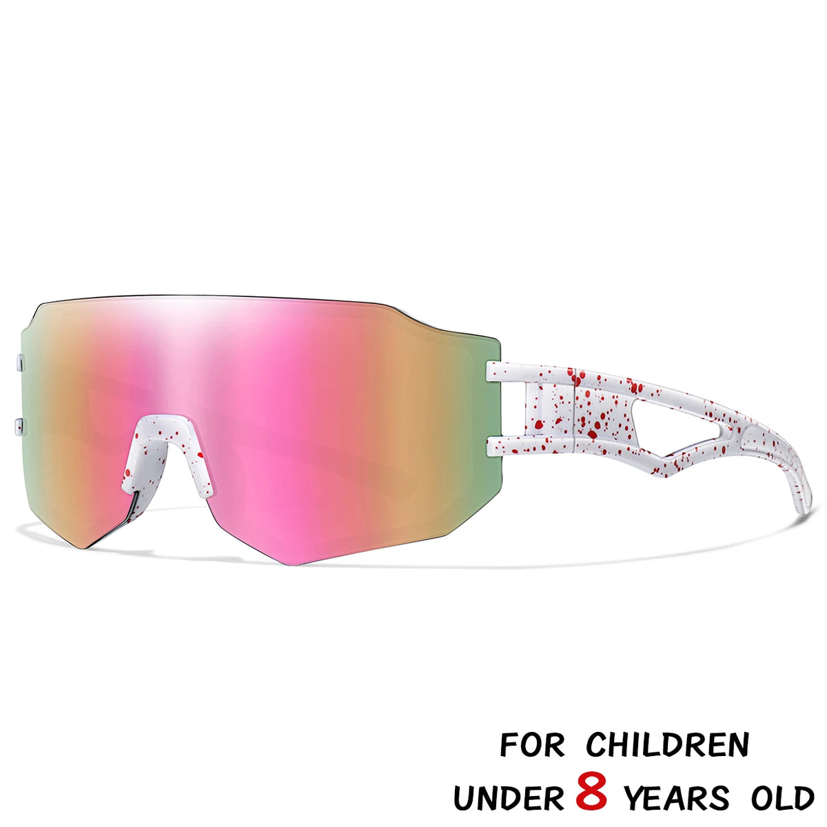 Kids UV400 Sports Sunglasses - Cycling, Camping, Fishing and Outdoor Eyewear for Boys and Girls Ages 3–8