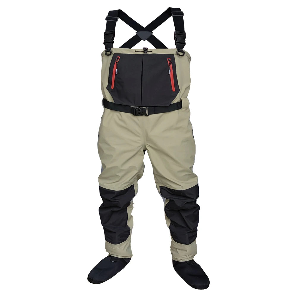 Fly Fishing Waders for Kids & Adults – Neoprene Foot, Quick-Dry, Waterproof & Breathable for Men, Rafting & Hunting