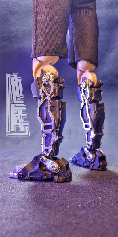 1/6 Mechanical Calf Sci-Fi Artificial Limb Exoskeleton - Ankle Accessory for 12-Inch Soldier ES2.0 Action Figure