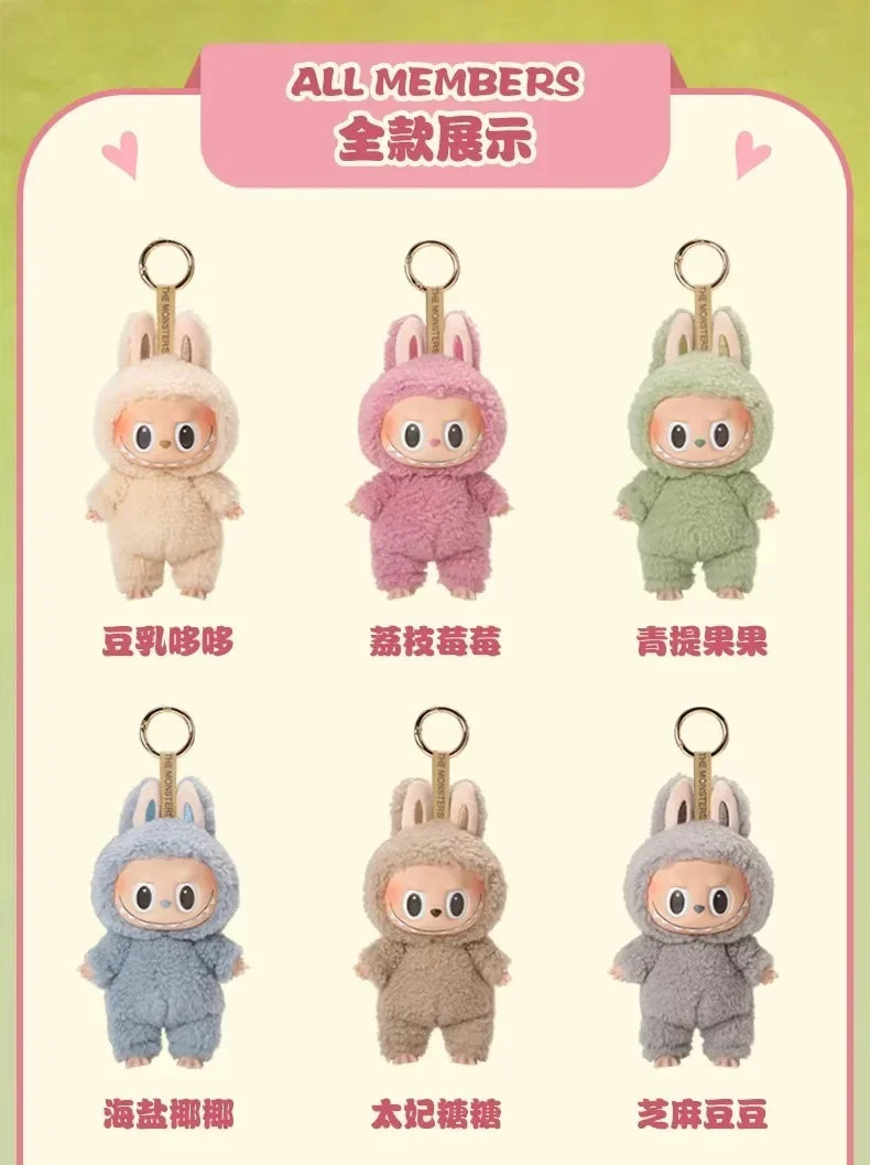 Authentic Labubu Heartbeat Macaron Face Series Blind Box – Handmade Mystery Model Toy, Surprise Gift Collectible