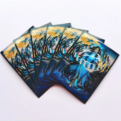 120PCS Black Lotus Card Sleeves – 66x91mm Double Sleeved for Anime, TCG, Magic, MTG, YGO & CFV Trading Cards