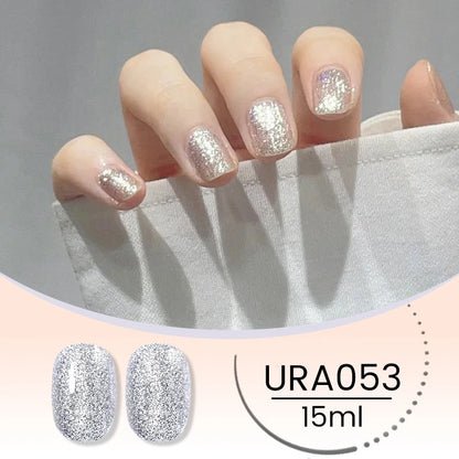 UR SUGAR 15ml Jelly Milky White Gel Polish – Translucent UV Soak Off Nail Art Varnish Semi-Permanent Fashion Nail Color