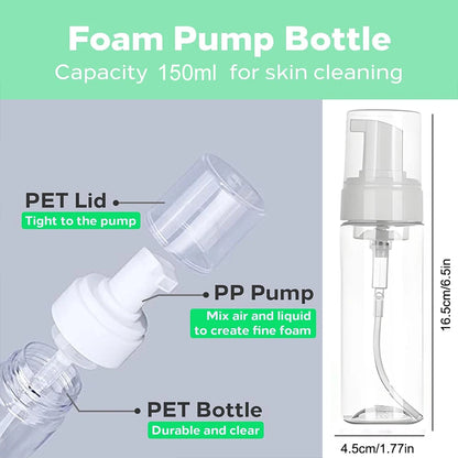 Ultra Concentrated Tattoo Green Soap Kit – 30/250/500ML Cleaning Solution with 150ml Foaming Bottle for Tattoo Care & Skin Cleaning