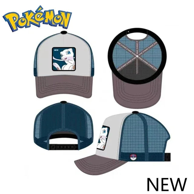 Pikachu Anime Baseball Cap - Adjustable Cartoon Cosplay Hat for Men, Women & Kids Sports Hip Hop Style Gift