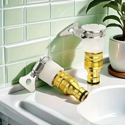Universal Faucet Connector - Water Pipe Adapter for Garden Watering & Car Washing