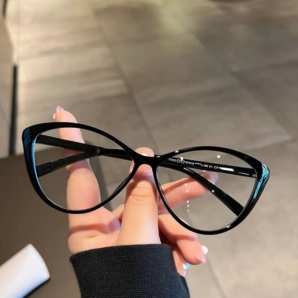 Y2K Retro Oval Frame Glasses for Women - Sweet & Cool Eyewear, Anti-Blue Light Reading & Computer Glasses
