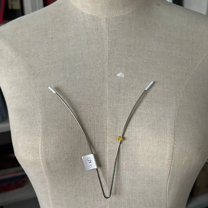 Stainless Steel Bra Underwire Shapers - 6-Piece Lingerie Making Supplies for Bras, Bustiers, and Corsets