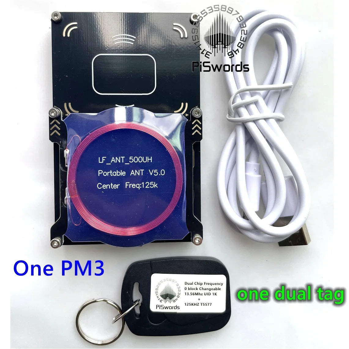 Proxmark3 Development Kit 3.0 – NFC PM3 Reader/Writer, ICEMAN Firmware, RFID Card Copier & Cloner, 2USB Port, 512K