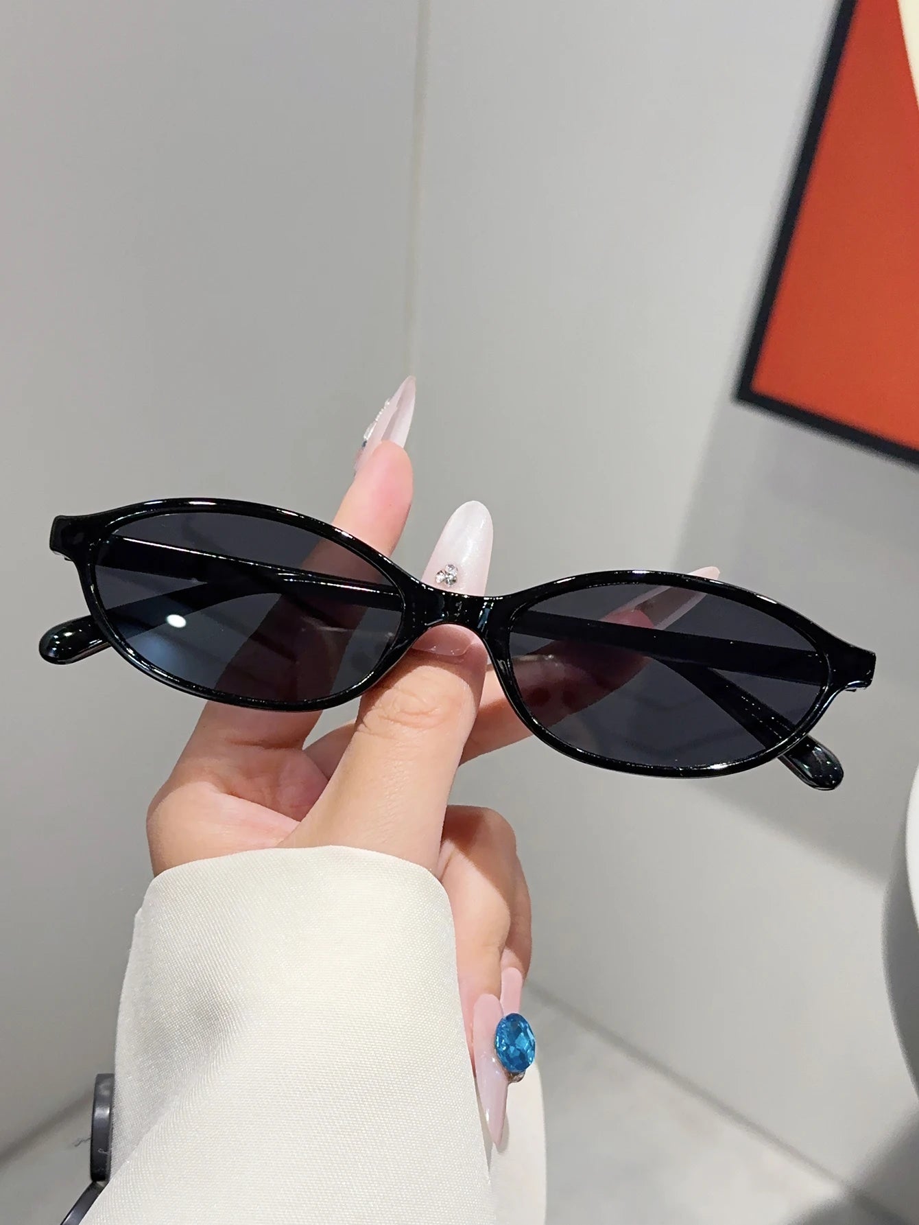 Fashionable Mixed Glasses Set - Chic Black & Tortoiseshell Oval Eyewear for Women Daily Wear