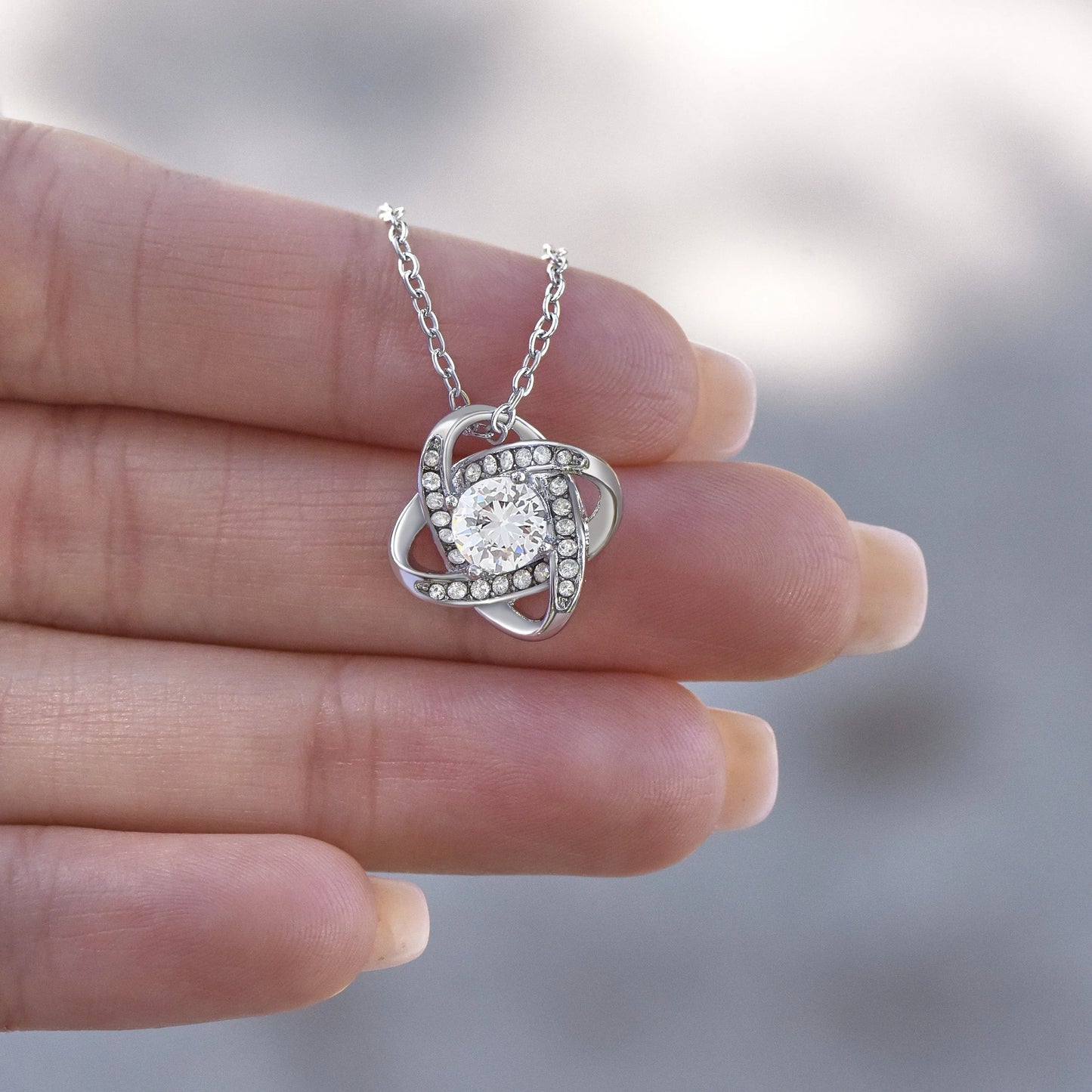 Sentimental To My Mom Necklace - Heartfelt Gift for Mom from Daughter for Birthday, Mother's Day, Christmas
