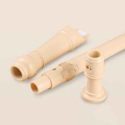 Professional 8-Hole Treble Flute – Soprano Recorder Clarinet, Adjustable, Food-Grade ABS, Non-Toxic Black Sound