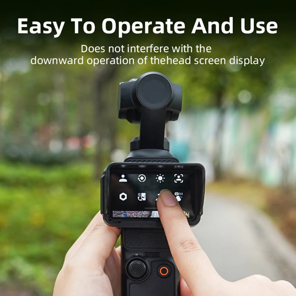 DJI Osmo Pocket 3 Sun Shade — Quick Release Lightweight Camera Screen Cover
