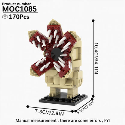 MOOXI Monster Demodog Stranger Things Figure Brickheadz Building Blocks Set – MOC Toy Gift