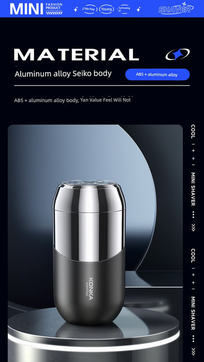 Konka Official 2025 Men’s Electric Shaver – Portable Lock & Load Spray Shaving Device