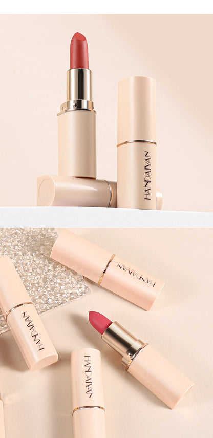 Deep Red Matte Lipstick – 8 Colors, Waterproof, Non-Stick Cup, Velvet Lip Balm, Dark Red Lipsticks for Easy Application