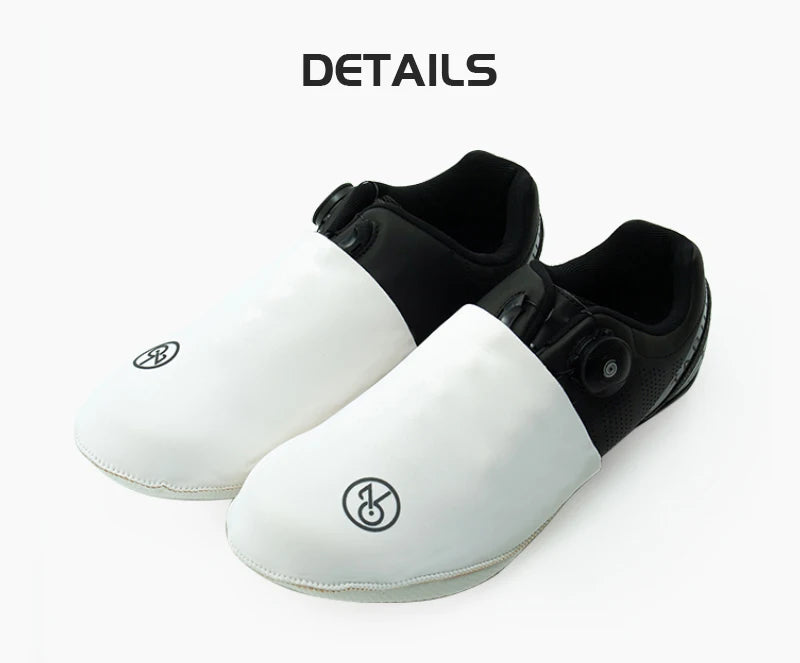 YKYKBIKE Winter Bicycle Toe Covers – Rainproof & Windproof Bike Shoe Covers for Cycling Overshoes & Road Booties