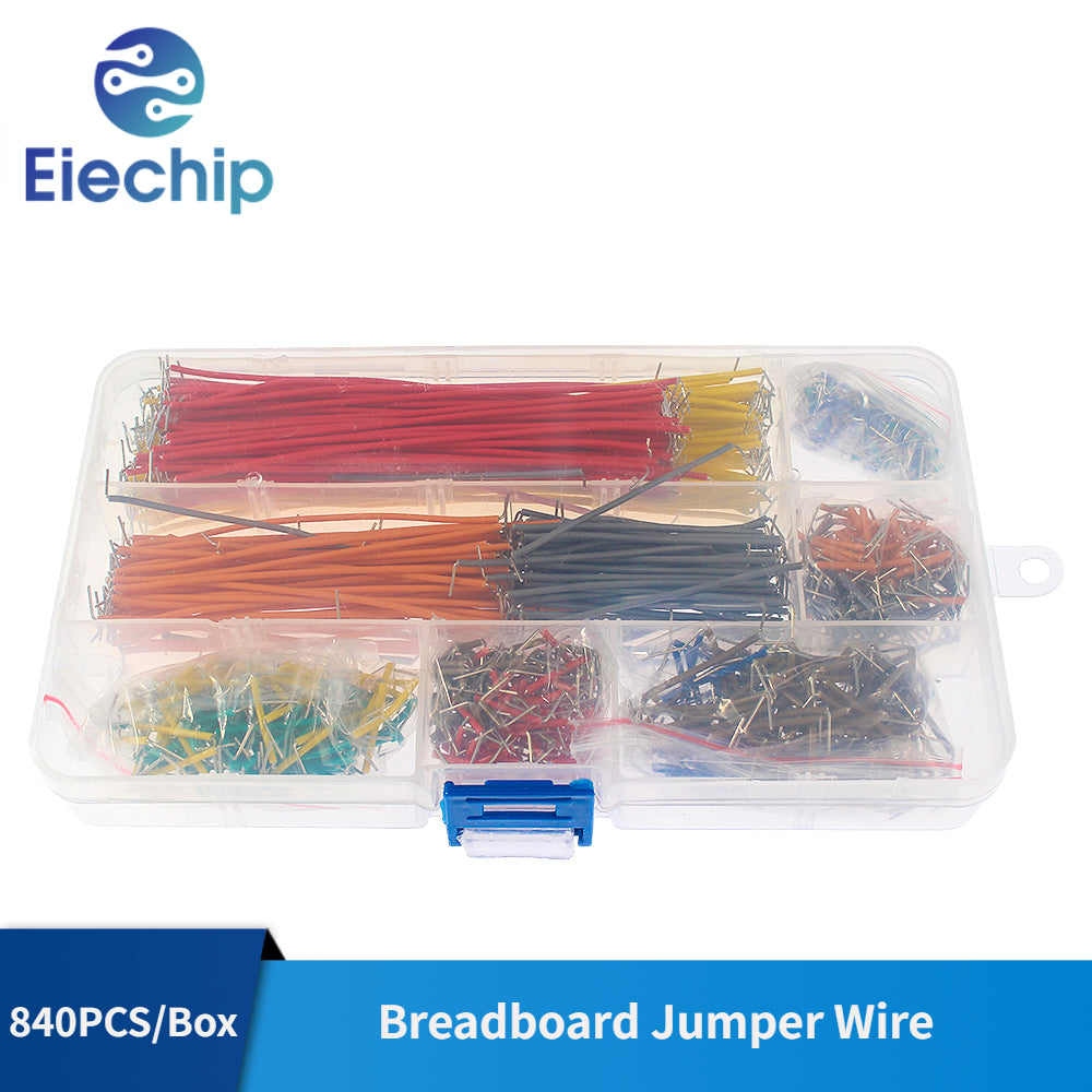 840/560/350PCS Breadboard Jumper Wire Kit – Assorted 14 Lengths for DIY Electronics & Circuit Prototyping