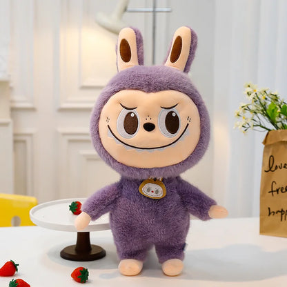 60cm Labubu Cute Rabbit Ragdoll Plush Toy – Soft Mink Fur Cartoon Pillow for Kids Christmas Gift
