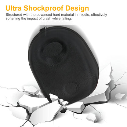 Hard Carrying Case for PS5 – Semi-Waterproof Travel Storage Box for PULSE Elite Wireless Headset & Accessories