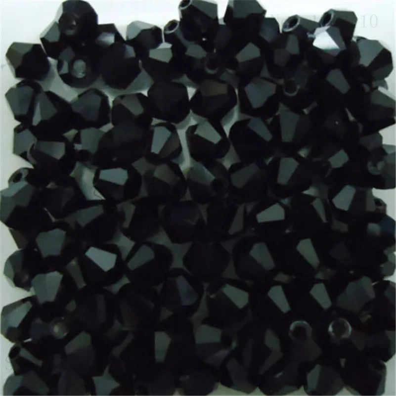 Isywaka 3–8mm Austria Crystal Bicone Glass Beads – Colorful Faceted Loose Spacer Beads for DIY Jewelry Making, Bracelet & Charm Craft Supplies