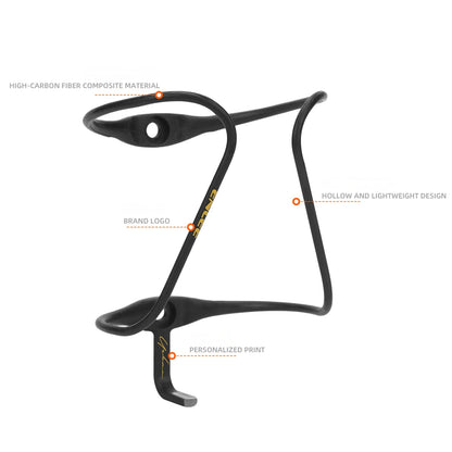 ENLEE 9.2g Carbon Fiber Bottle Cage - Ultra-Light Aerodynamic Cycling Water Bottle Holder for Road Racing Bikes