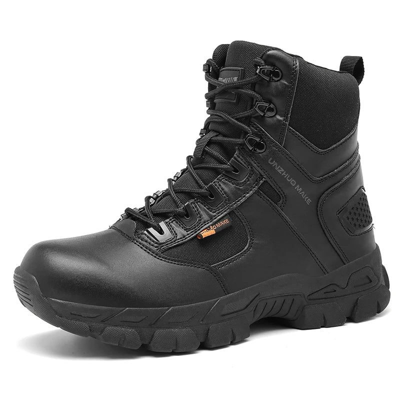 Men's Outdoor Hiking Boots - Desert Tactical Military Boots, Special Forces Anti-Slip & Warm Work Boots