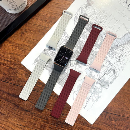Magnetic Silicone Watch Band - Replacement Wristband for Xiaomi Mi Band 9 Pro & Redmi Watch 4/5