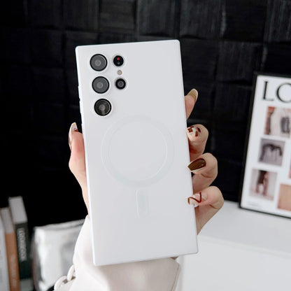 Luxury Magnetic Wireless Charging Case - Shockproof Soft Cover for Samsung Galaxy S26, S25, S24 & S23 Series
