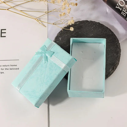 7x7cm Black Square Plaid Jewelry Box for Women – Necklace, Bracelet, Earrings, Ring Gift Organizer