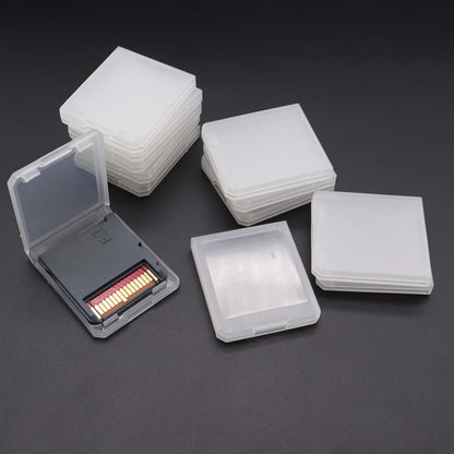 Clear Plastic Game Cartridge Cases - Dustproof Storage Boxes for Nintendo New 3DS, New 3DS LL, NDS & DSi