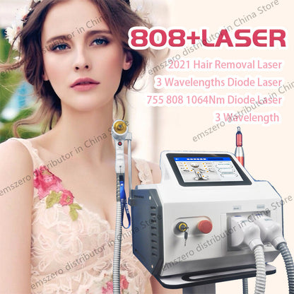 3-in-1 Portable Professional ND YAG & IPL Laser Machine – Hair, Tattoo & Pigment Removal, Skin Rejuvenation