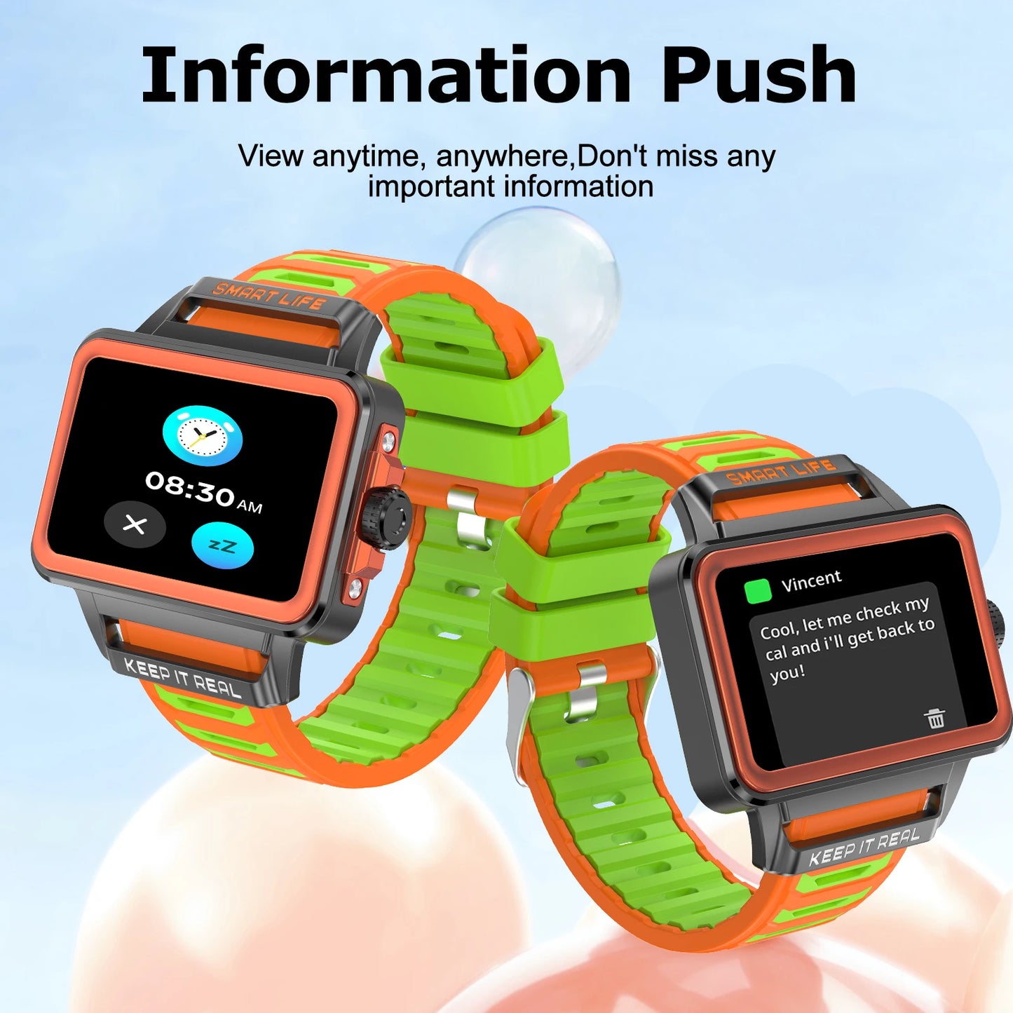 Kids Smartwatch - Mini Games, Multi-Sport Fitness Tracking & Custom Wallpaper for Boys and Girls