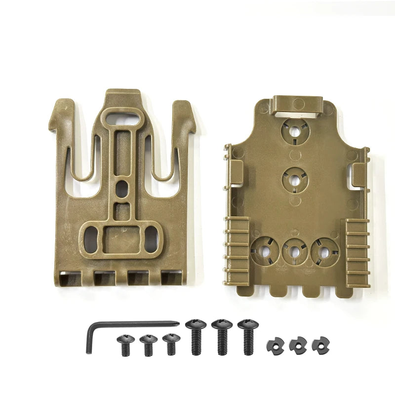 QLS Gun Holster Accessories Kit – Quick Locking System with QLS 19 & 22 Polymer Case Adapter