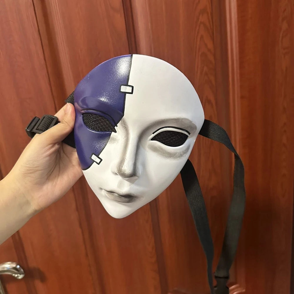 Sally Face Cosplay Mask — Adult Unisex Full-Face Terror Mask for Carnival, Party & Costume Props