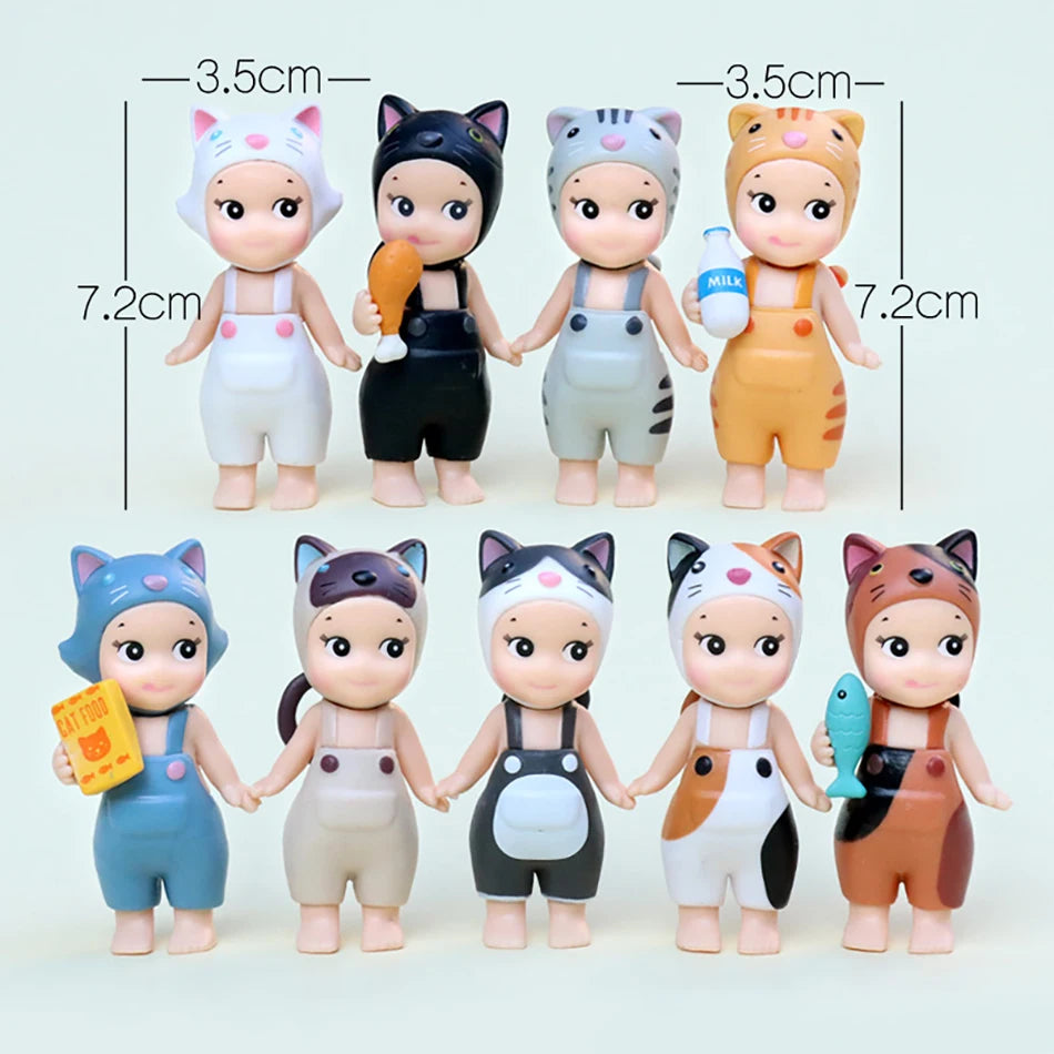 Anime Cat Life Figure - Instant Noodle Scene PVC Collectible Ornament and Desk Decor Gift