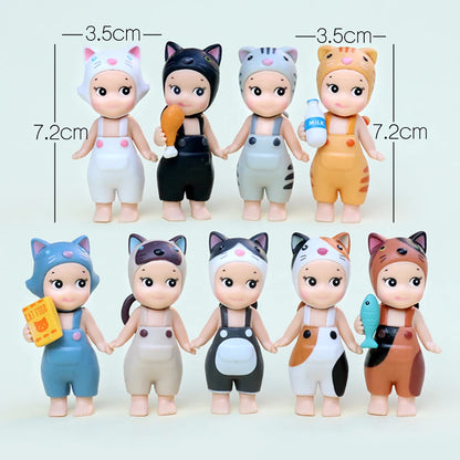 Anime Cat Life Figure - Instant Noodle Scene PVC Collectible Ornament and Desk Decor Gift