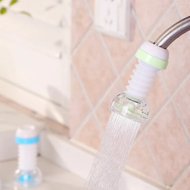 Universal 360° Rotating Faucet Bubbler - Water-Saving Swivel Head Shower, Economizer Kitchen Faucet Nozzle Adapter for Sinks