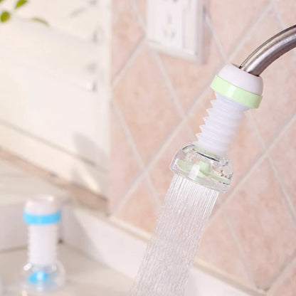 Universal 360° Rotating Faucet Bubbler - Water-Saving Swivel Head Shower, Economizer Kitchen Faucet Nozzle Adapter for Sinks