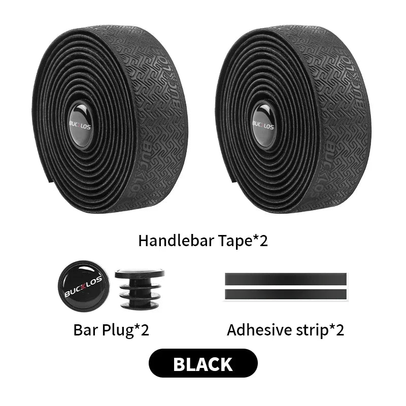 BUCKLOS Bicycle Handlebar Tape – Anti-Slip Waterproof Road Bike Bar Wrap for Cycling Accessories