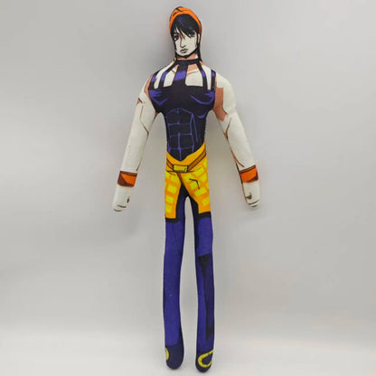 28cm JoJo's Bizarre Adventure Plush Doll - Jotaro, Joseph, Gyro & Johnny Anime Collectible Cosplay Gift