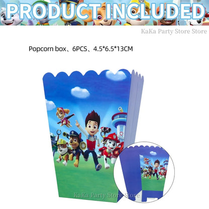 PAW Patrol Birthday Party Supplies Set – Tablecloth, Plates, Cups & Balloons Kids Party Decor for Birthday, Baby Shower & Favors