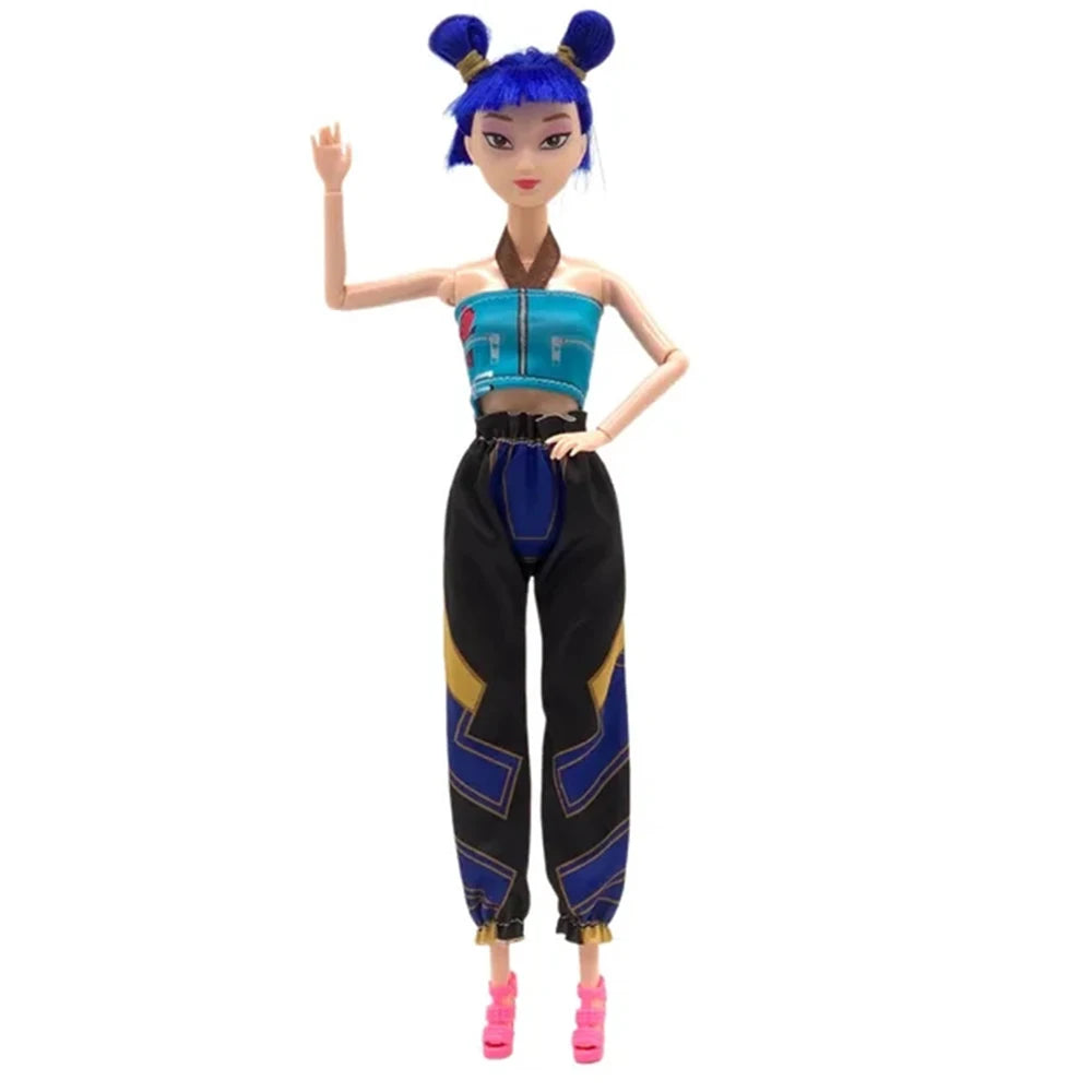 NEW KPop Demon Hunters Action Figure Dolls – Rumi, Mira, Zoey Princess DIY Plastic Toys for Girls